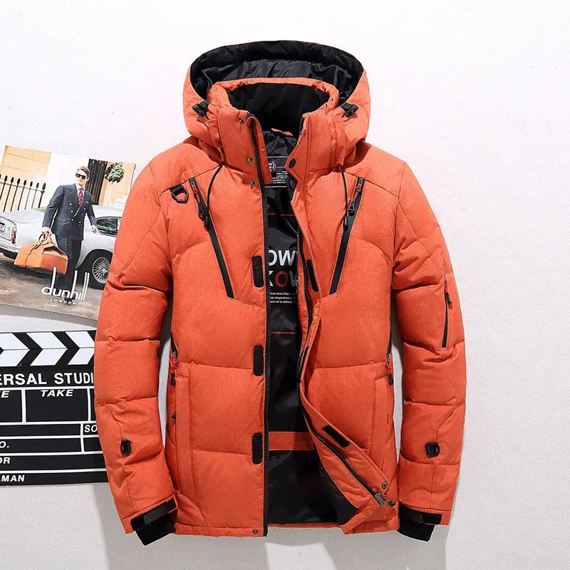 Down Jacket Men's Short Men's Winter Outdoor Thickened Winter Coat Casual Daily Warm Fashion Coat Men's Sleeveless Down Jacket