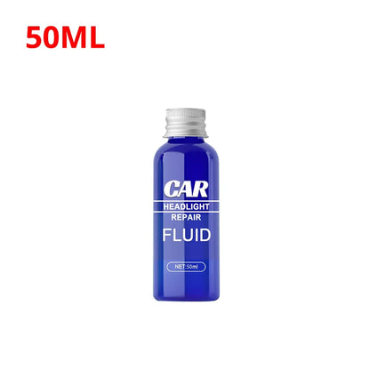 Car Headlight Scratch Repair fog Remover 10/30/50ml Light Cleaner Automotive Restoration Kit Polishing Cleaning Maintenance tool