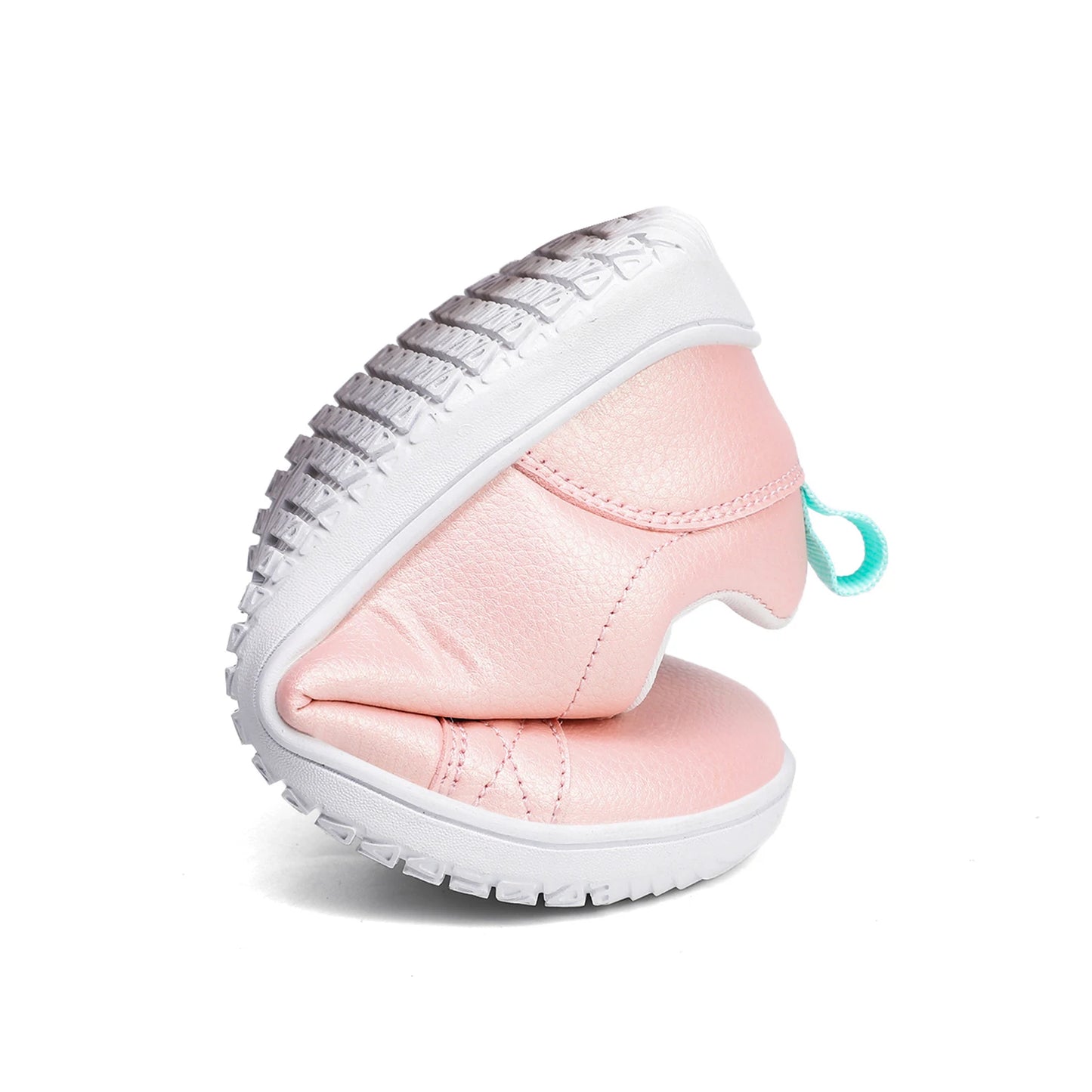 Boys Girls Barefoot Shoes Kids Wide Toe Minimalist Fashion Sneakers Lightweight Hook Loop Artificial Leather Walking Flats