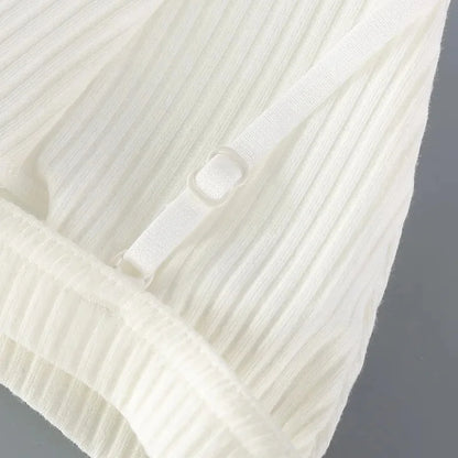 Women Cotton Push-Up Bra Ribbed Triangle Cup Bralette Wire-Free Bras Ladies Sexy Lingerie Simple Low Back Single Hook Underwear
