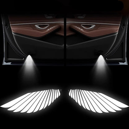 Car Angel Wings Projector Light LED Door Lamp For Audi A3 8P 8V A4 B8 8P A1 A5 A6 A7 A8 Q3 Q5 Q7 Q8 Sline TT S3 S4 S5 S6 S7 S8