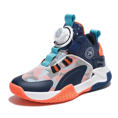 Children Basketball Sneakers Boys Shoes Kids Skater Casual Sneaker Non-Slip Sports Shoes for Boy Basket Training Child Tennis