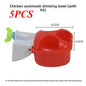 1/5PCS Automatic Poultry Waterer 10L Bucket with Drinking Cups, Chicken Duck Goose Pigeon Water Bowl Feeder Farm Coop Supplies