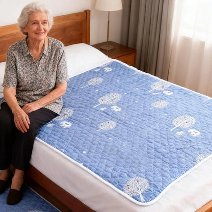 Washable Waterproof Underpad Cotton Bed Pad for Adults Incontinence Elderly Mattress Protection Large Reusable Bed Mat