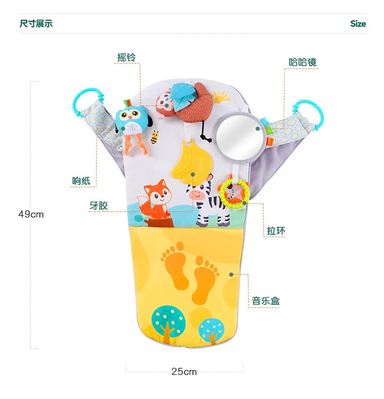 New Baby Toy Eletric Simulation Steering Wheel Toys With Light Sound Baby Kids Developing Educational Games Car Seat Back Gifts