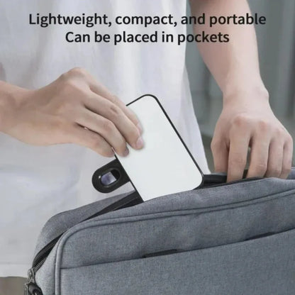 Rechargeable Clip On Selfie Ring Light with 3 Color Modes Adjustable Brightness for Phone Computer Video Calls Photography