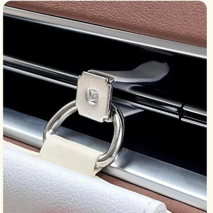 Cute Cartoon Car Outlet Air Vent Trash Box for Auto Mobile Phone Holder Pouch Organizer Auto Styling Flower Hanging Storage Bag