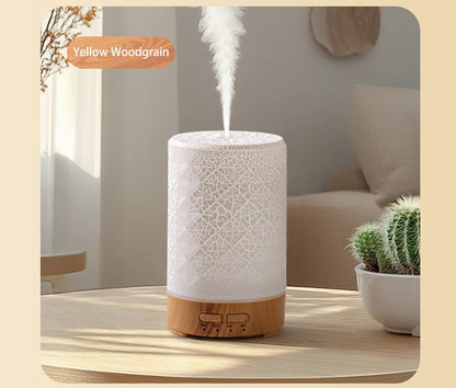 Essential Oil Aroma Diffuser Fragrance Cool Mist Difusor USB Powered Ultrasonic Air Humidifier with 7 Color LED Lights