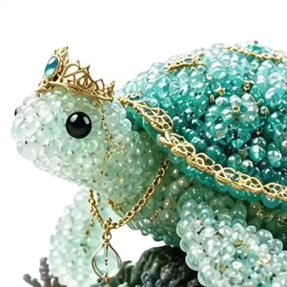 3D Ocean Animals DIY Beaded Craft Kit Beginner Friendly Handmade Marine Animal Bead Making Material Set