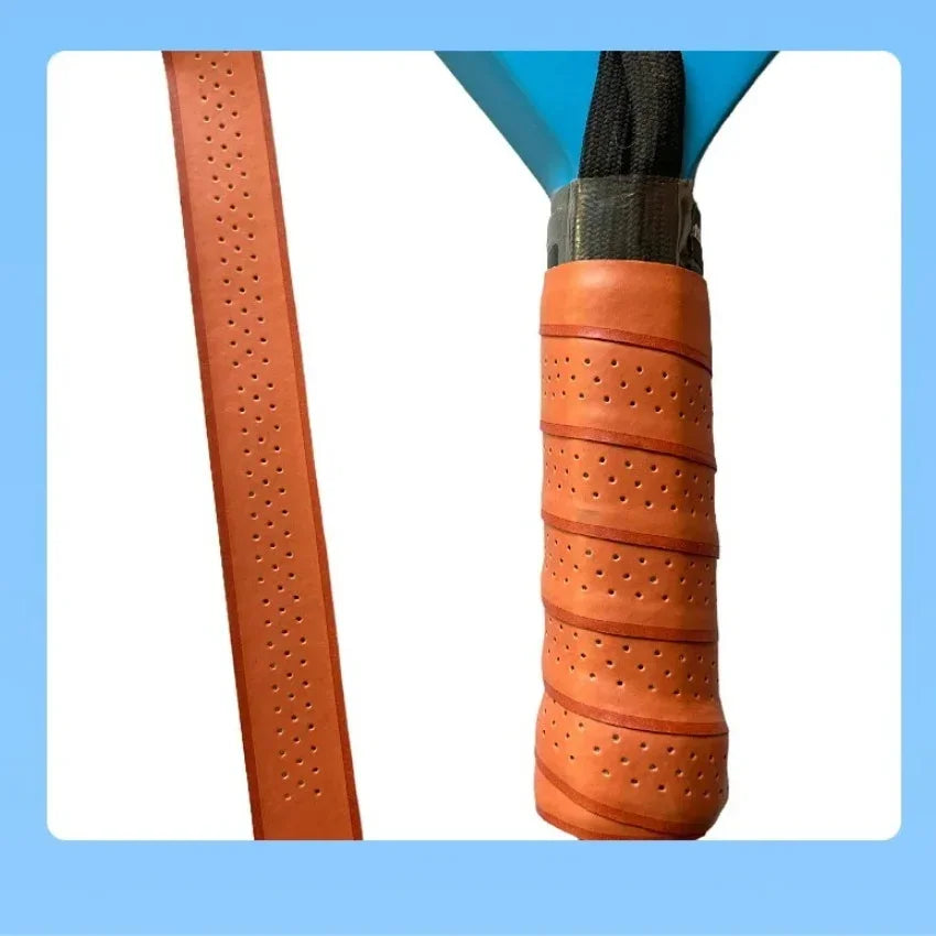 Handle Wrap Grip Padel 2/10 Pcs Brown Thick Tennis Grips Non-slip Perforated Badminton Grips Pickleball Racket Overgrip Bicycle
