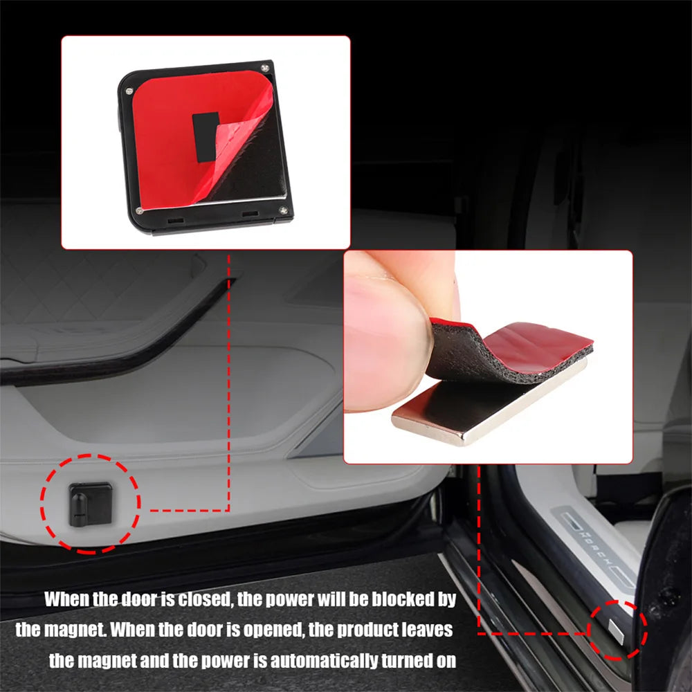 1/2pcs Car Door Emblem Light Laser Welcome HD Projector Lamp For Mazda RX-8 626 BM BL BK GH GJ GL MX-3 MX-5 CX30 Skyactiv 323
