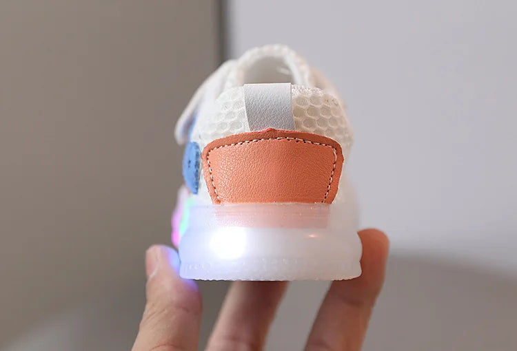 Tenis Children Led Shoe Boys Girls Lighted Sneakers Glowing Shoe for Kids Soft Soled Breathable Casual Infant Toddler Baby Shoes
