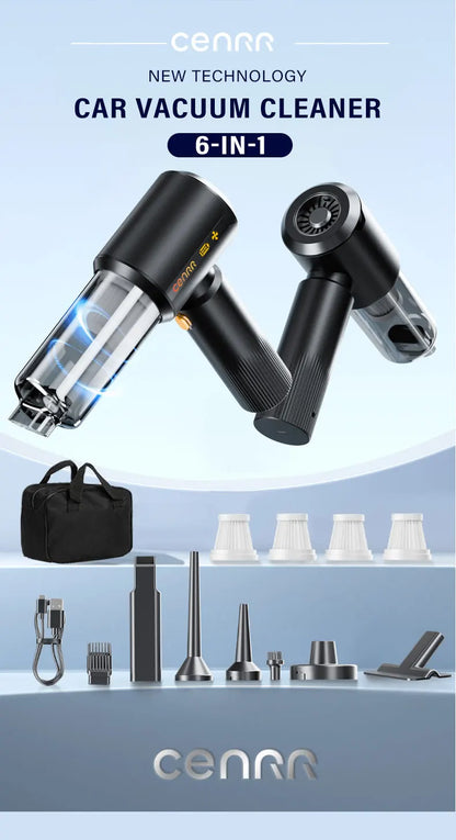 CENRR New Car Vacuum Cleaner High Suction Powerful Wireless Portable Car Cleaner for Home Gift a Birthday Christmas Present