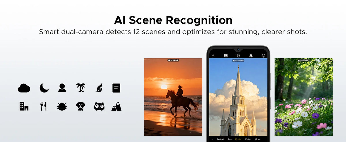 DOOGEE Note 56 VIP Edition Android 16 Smartphone 6150mAh Battery 24GB RAM (3+21) 64GB ROM 8.45mm Ultra Slim 90HZ mobilephones