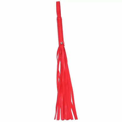 High Quality Pu Leather Pimp Whip Racing Riding Crop Party Flogger Hand Cuffs Queen Black Horse Riding Whip Sports Horsewhip