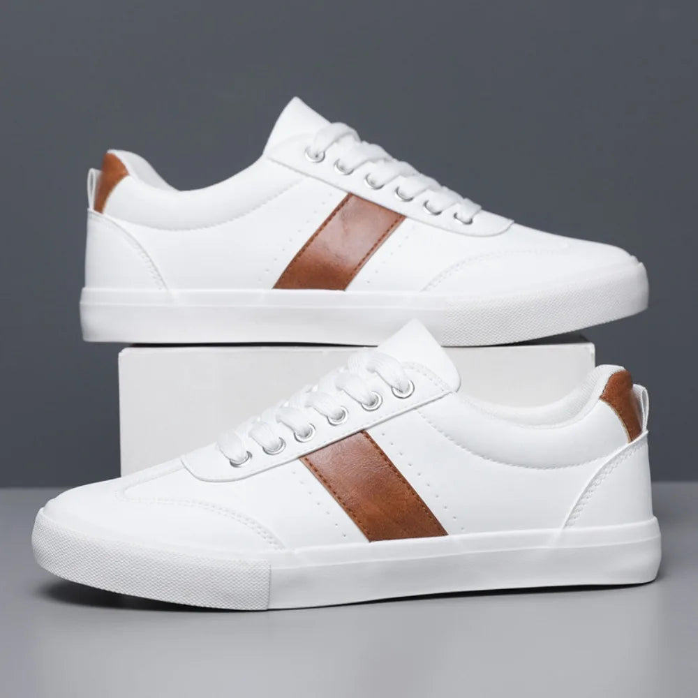 Sneakers Men 2026 Spring Board Shoes Men's Casual Shoes Breathable Student Casual Shoe Low Cut Color Blocked Men's Shoes