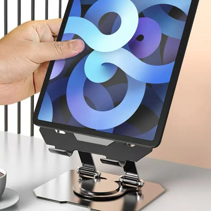 360° Rotatable Tablet Stand Adjustable Foldable Desktop Stand Holder Compatible For 4.7-12 Inch Ipad Pro/Air/Min Laptop Tablet