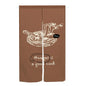Custom Japanese Resturant Ramen Noren Curtain  Noodles Shop Kitchen Cloth Doorway Curtains Oil Smoke Proof Partition No Punching