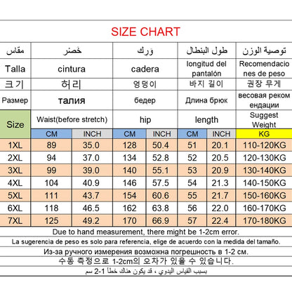Men Plus Size Shorts Summer Pants Work Trousers Men Quick-drying Loose Fit Sports Fitness Sweatpants