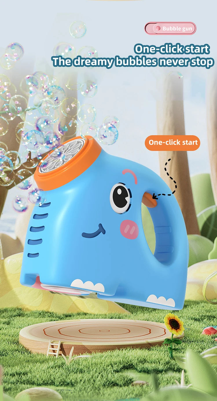 Elephant Electric Bubble Machine, Creating an Atmosphere for a Proposal, Stage Performance, with Lighting, Automatic Bubble Prod
