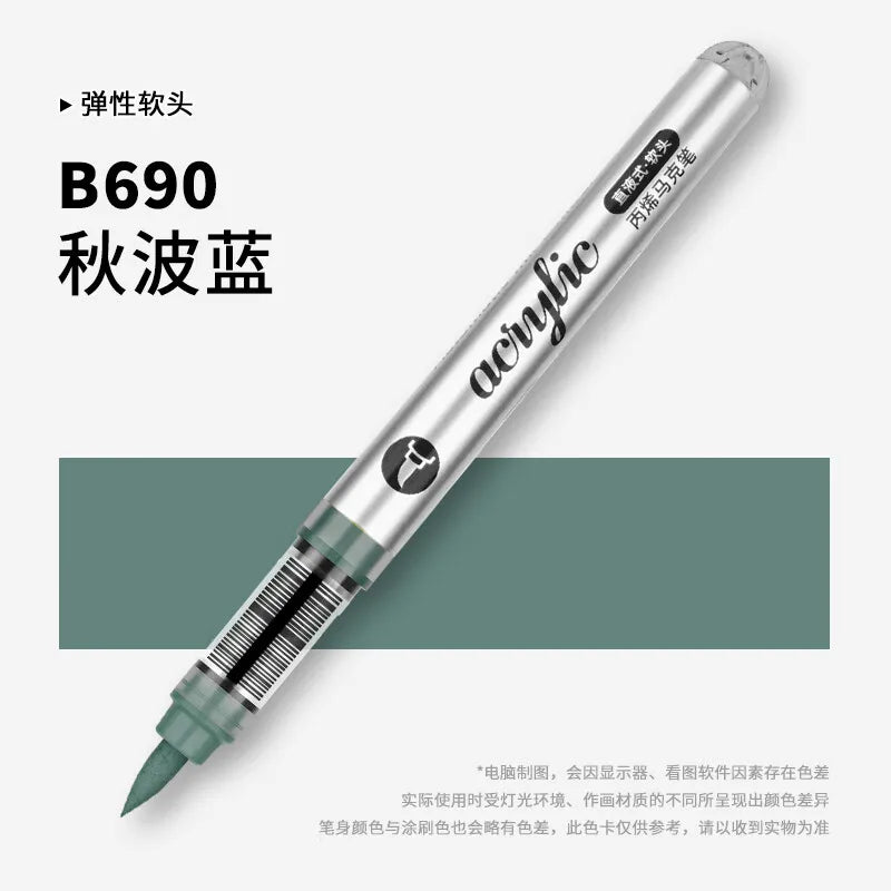 1 PC 120 Colors Acrylic Paint Marker Pens Professional Drawing Pens for Graffiti Manga School Aesthetic Stationery Art Supplies