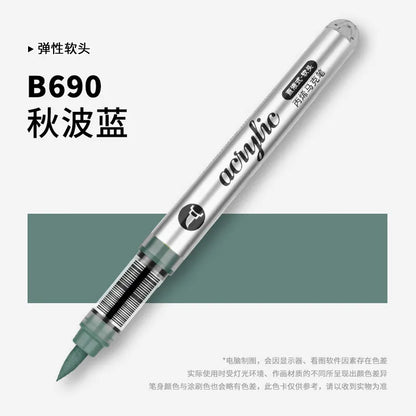 1 PC 120 Colors Acrylic Paint Marker Pens Professional Drawing Pens for Graffiti Manga School Aesthetic Stationery Art Supplies
