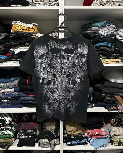 200s  Angel New Fashion Goddess Printed T Shirt Short Sleeve Female Street Popular Vintage Casual Joker Sports T Shirt Unisex