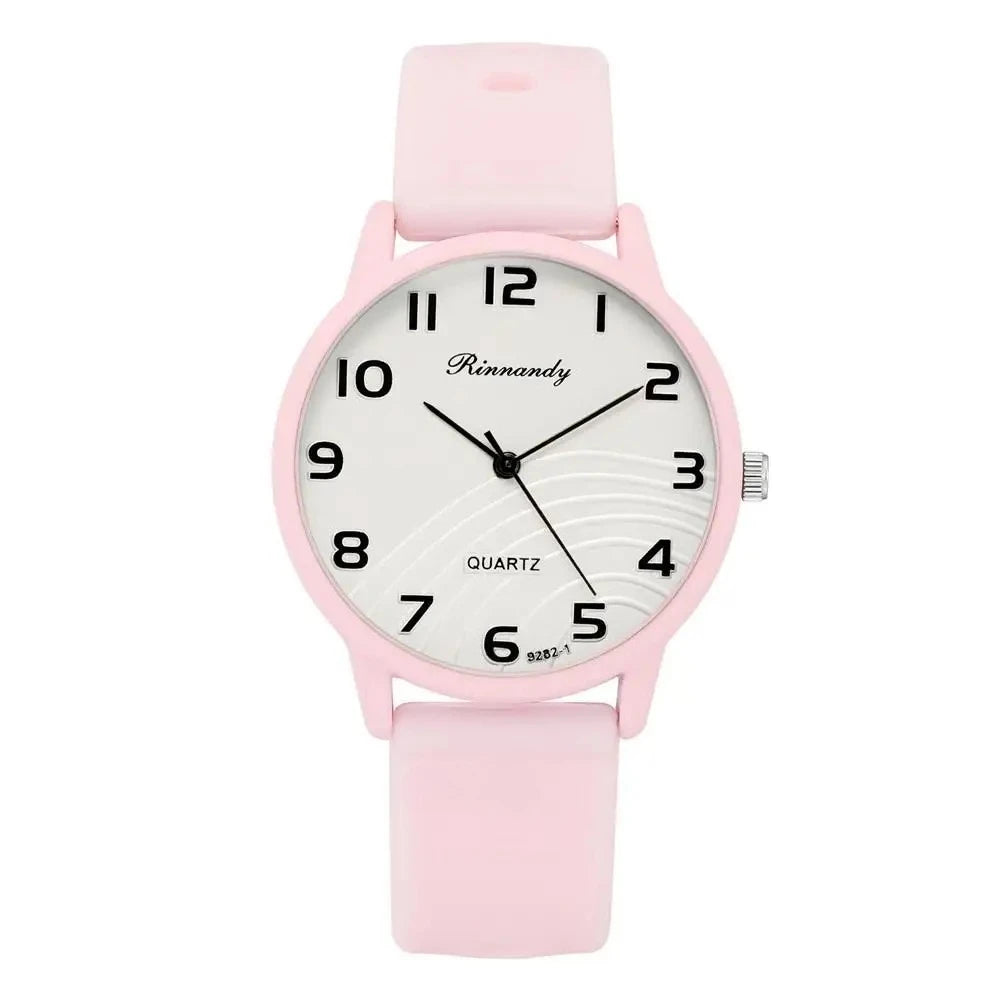 Fashion Arabic Dial Women Watches Simple Silicone Band Ladies Quartz Watch Sports Ladies Clock Wristwatches Reloj Mujer