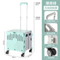 Pet outdoor pet travel trolley cat dog trolley folding shopping cart supermarket household