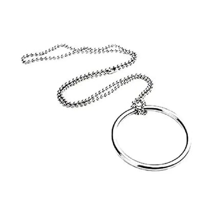 Magic Ring Chain Metal Knot Puzzle Trick Prop Close Up Illusion Toy Stage Performance Party Game Gift for Kids Halloween Play