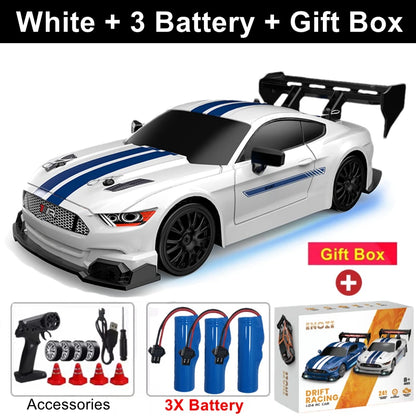 4WD RC Drift Car Remote Control GTRPRO AE86PRO Model 4x4 Racing RTR Radio Truck Vehicle Toy Gift for Boy Girl Children Kid Adult