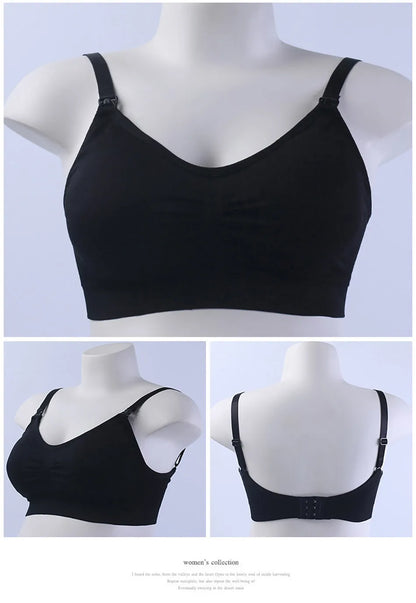 Breathable Maternity Pregnant Bras Comfort Breastfeeding Sleep Bralette Women Wireless Seamless Nursing Underwear