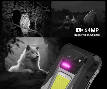 8849 Tank X Unihertz 220 Lumen 1080P Projector Rugged Smart Phone Android15 17600mAh 512GB Dimensity 8200 NFC Night Version 2026