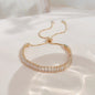 Luxury Color Cubic Zirconia Gold Color Tennis Bracelets For Women Girls 2022 New Trend Chain Bracelets Jewelry Party Gifts