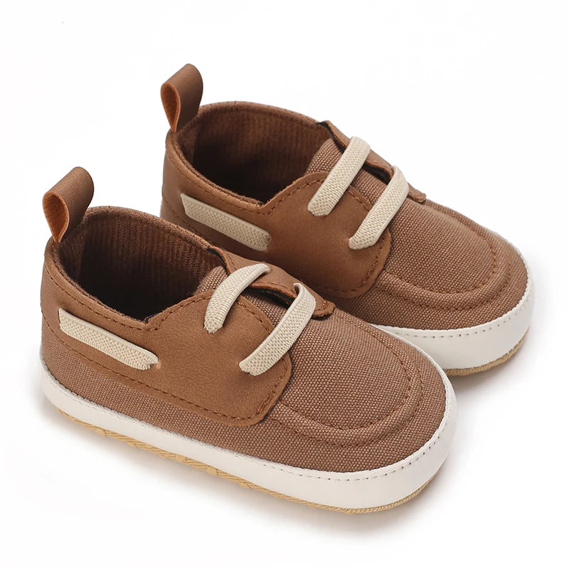 HAIZHIW 0-18M Baptism Newborn Baby Prewalker Girls Boys Casual Shoes Leather Non-Slip Soft-Sole Infant Toddler First Walkers