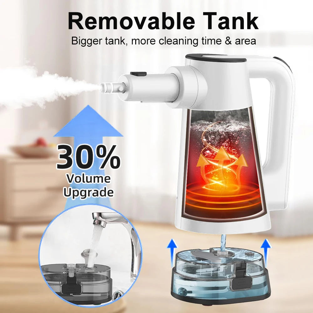 Steam Cleaner Multipurpose Powerful Tank and Portable Handle for Grout Tile Floors Appliances Home&Car	Steam Mop