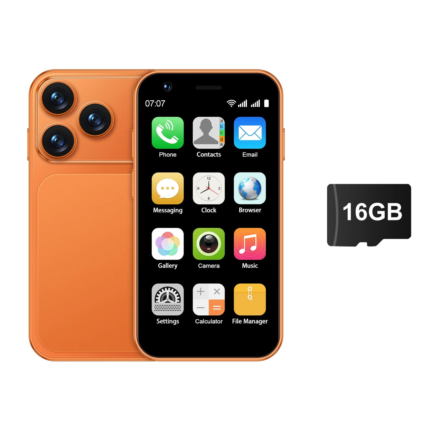 SERVO 18SE MINI Small Android Smartphone 3G WCDMA Dual SIM Card 2GB+16GB Play Store Wi-Fi Face Unlock 3.0 inch Mini Smart Phones