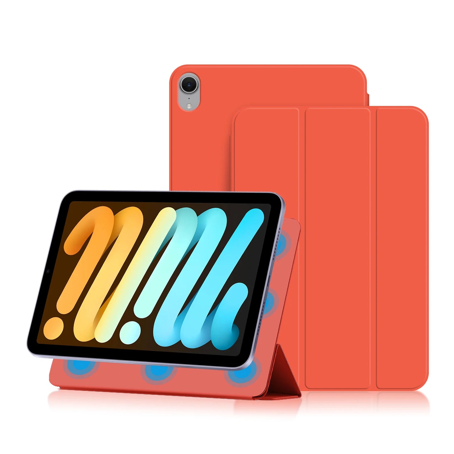 Magnetic Case for iPad Mini A17 Pro Case for iPad Mini 7 8.3 inch Tablet Case Funda For iPad Mini 6 Mini7 Smart Book Cover Folio