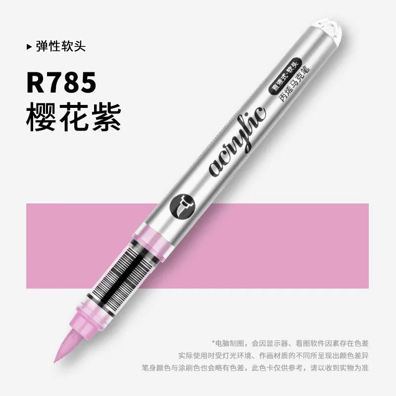 1 PC 120 Colors Acrylic Paint Marker Pens Professional Drawing Pens for Graffiti Manga School Aesthetic Stationery Art Supplies