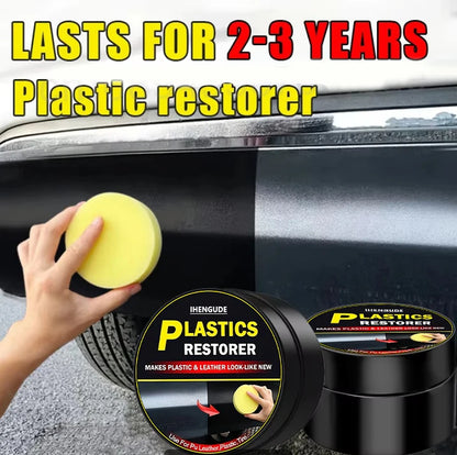 Car Plastic Scratch Repair Paste Interior Dashboard Plastic Scratch Removal Paste Plastic and Leather Maintenance