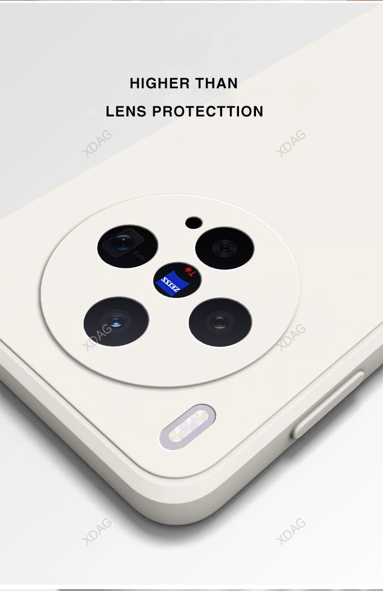 Soft Silicone Classic Case for VIVO X300 5G X300 Pro 5G Original Square Liquid Camera Protection High Qualtiy X300Pro Back Cover