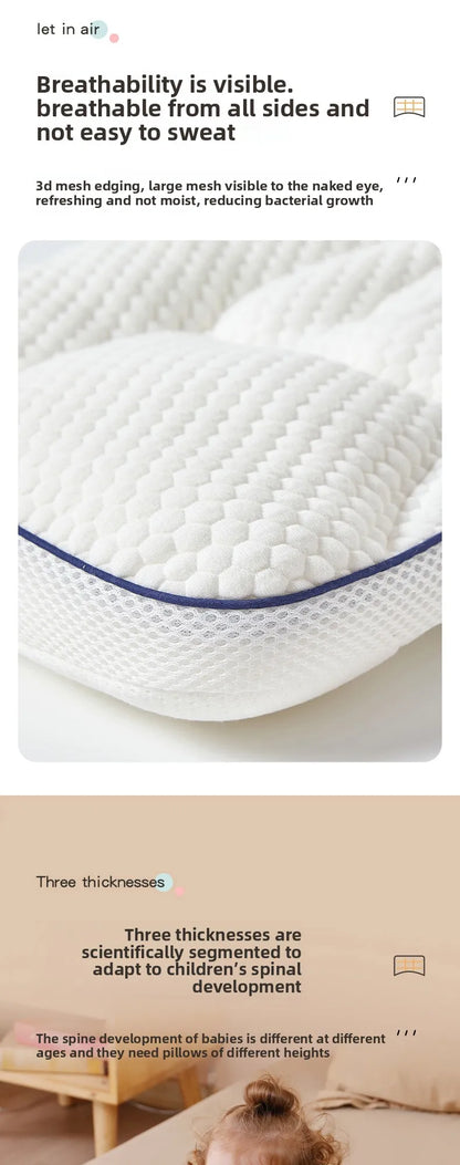 1-3-8-16 Years Baby Pillow Neck Protection Children's Partition Pillows Bedding Kindergarten All Seasons Kids Sleeping Pillow