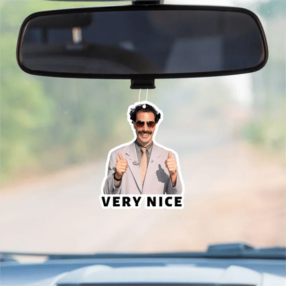 very nice car air freshener - car mirror hanging perfume car diffuser sheet - car interior
