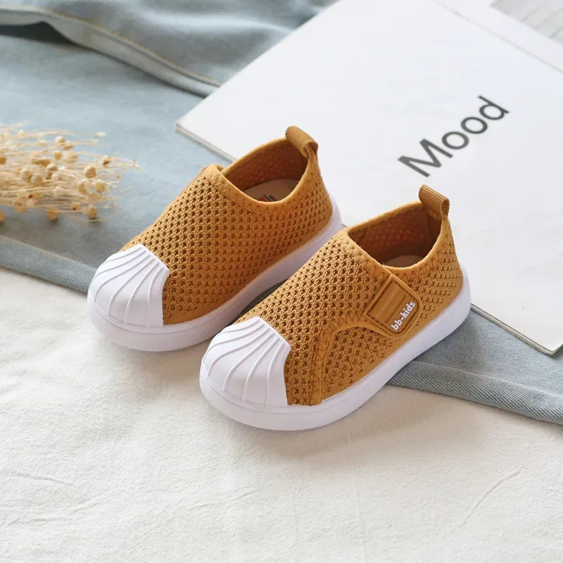 Children Casual Shoes Kids Sneakers for Toddlers Boys Girls Air Mesh Breathable Classic 2025 Spring Autumn Skate Shoes Anti-kick