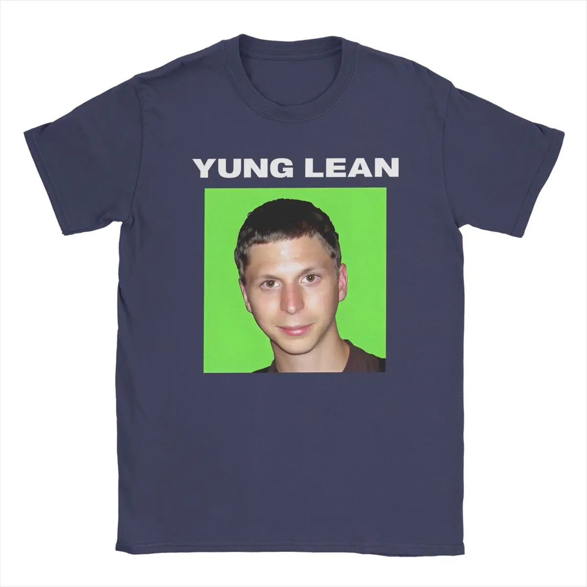 Yung Lean Michael Cera Meme T-Shirt Men Leisure Cotton Tee Shirt O Neck Short Sleeve T Shirt Gift Idea Clothing