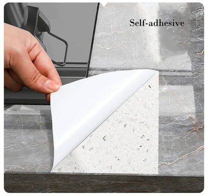 40cm Marble Self Adhesive Wallpaper Vinyl Contact Paper PVC Waterproof Wall Stickers For Kitchen Decorative Film Home Decor