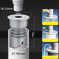 Silicone Bathroom Sewer Seal Ring Kitchen Sink Sewer Pipe Seal Plug Washing Machine Anti-odor Leakage Floor Drain Seal Connector