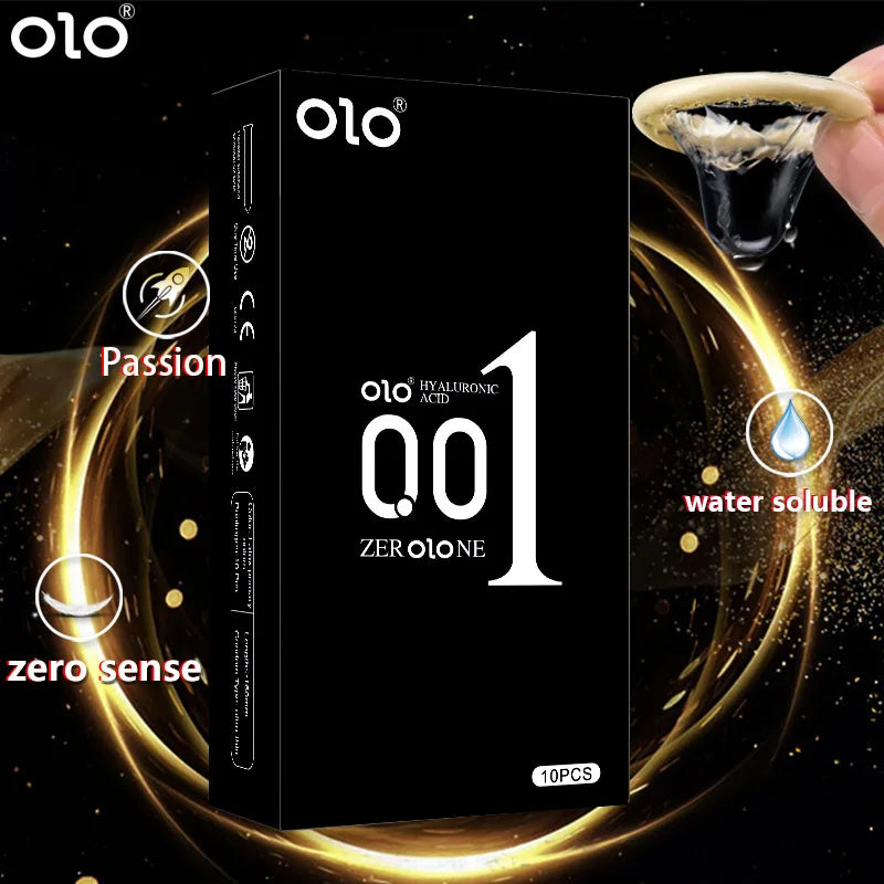 0.01 Ultra Thin Condoms For men Ejaculation delay Ice Hot Feeling Latex Condom Penis Sleeve  Vaginal Stimulation dult sex toys