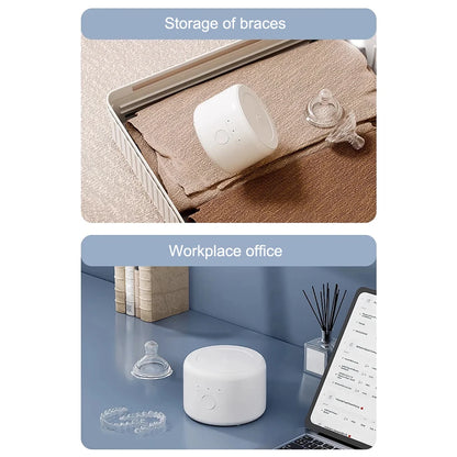 Portable Electric Vibration Cleaner Dental Braces Cleaning Machine Multi-function Cleaner For Jewelry Dentures Retainer 2026 New