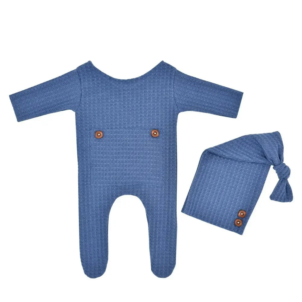 Newborn Photography Props New Born Baby Crochet Knit Costume Accessories Infant Photo Shoot Clothes Newborn Shooting